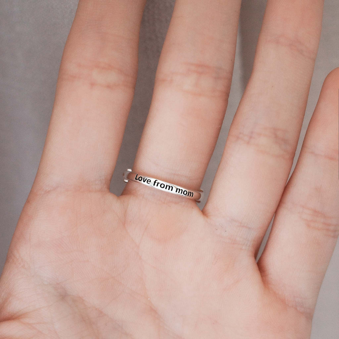 Love From Mom-I Think About You Every Daisy Ring