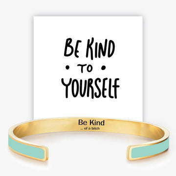 Be Kind...Of A B♥tch Color Cuff Bangle Bracelet
