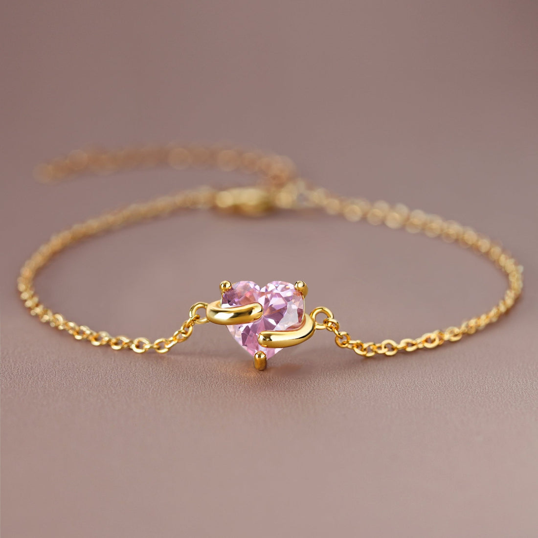 "Love Me Until I Am Me Again" Hug Heart Bracelet