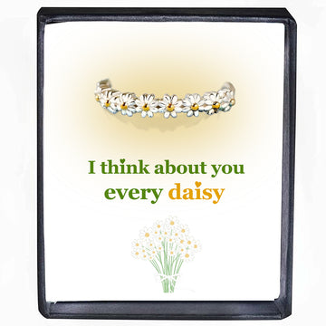 Love From Mom-I Think About You Every Daisy Ring