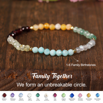 Custom Birthstone Crystal Bracelet