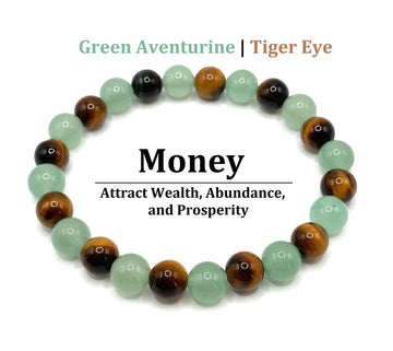 Money Wealth Success Crystal Bracelet