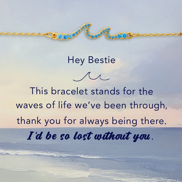 Bestie Matching Wave Bracelet
