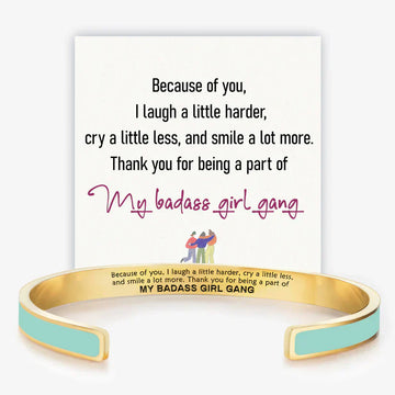 Celebrating Friendship with the Best Bitches Forever Cuff Bracelet