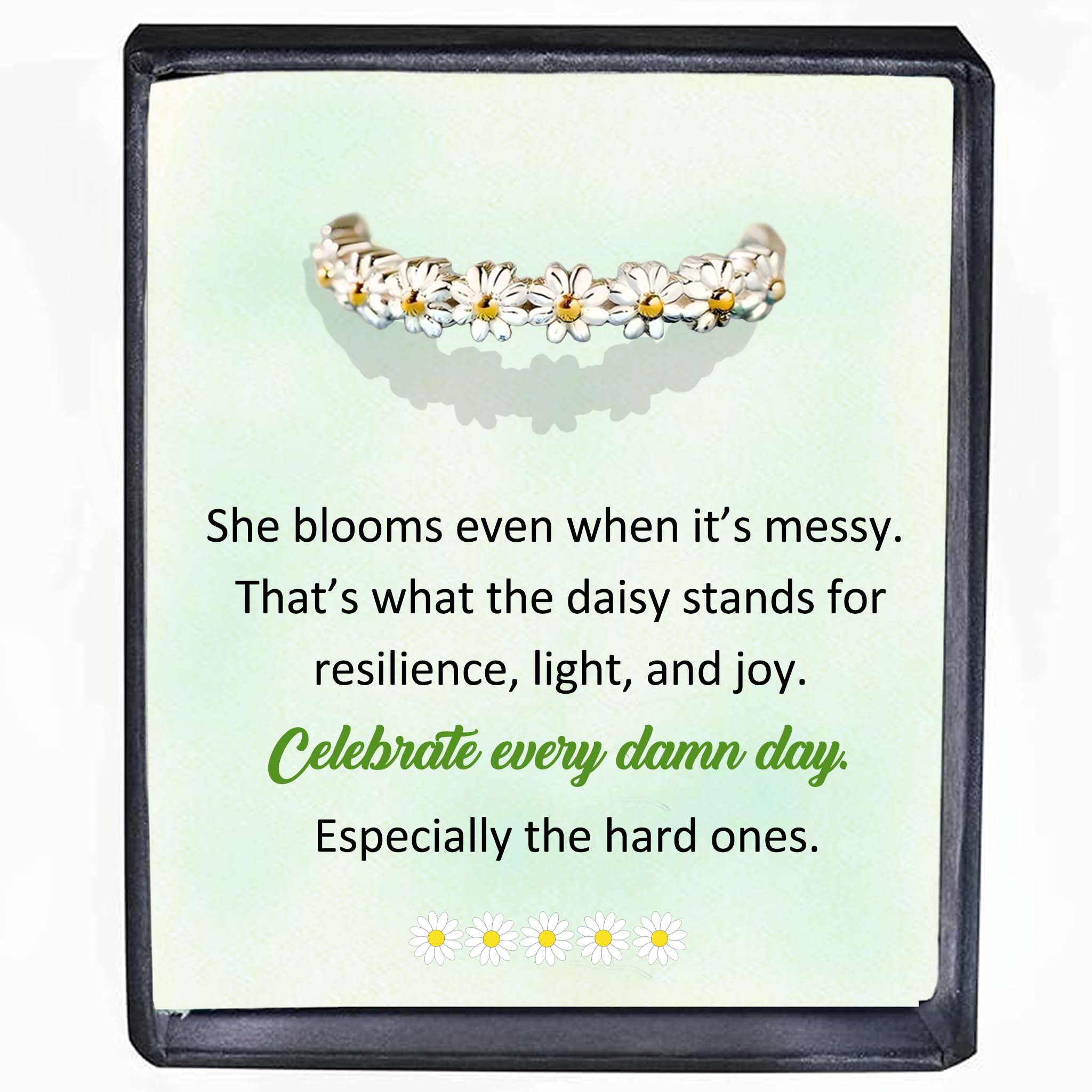 Celebrate Everyday Tiny Daisy Ring