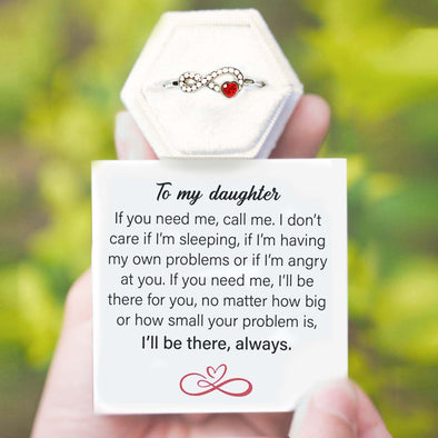 Love From Mom Infinity Heart Ring