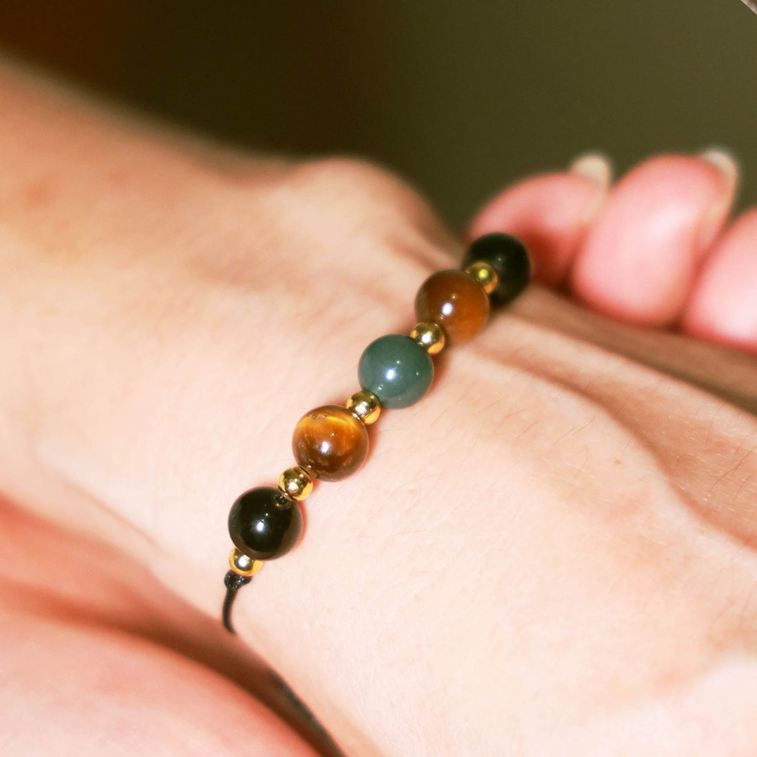 'Small Circle of Friend' Courage and Strength Crystal Bracelet