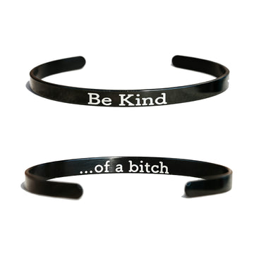 Be Kind Cuff Mantra Cuff Bracelet