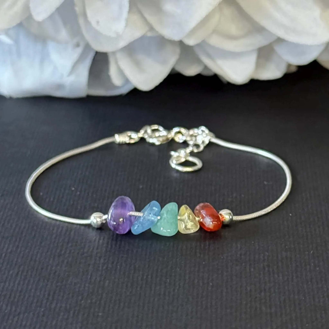Girl Gang Spell Raw Crystal Bracelet/ Anklet