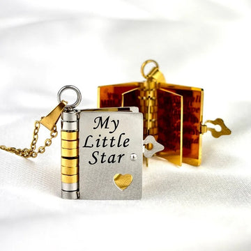 To My Daughter Story Book Necklace