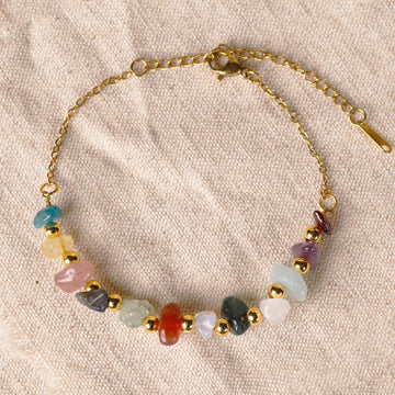 Custom Family Birthstone Gemstone Bracelet