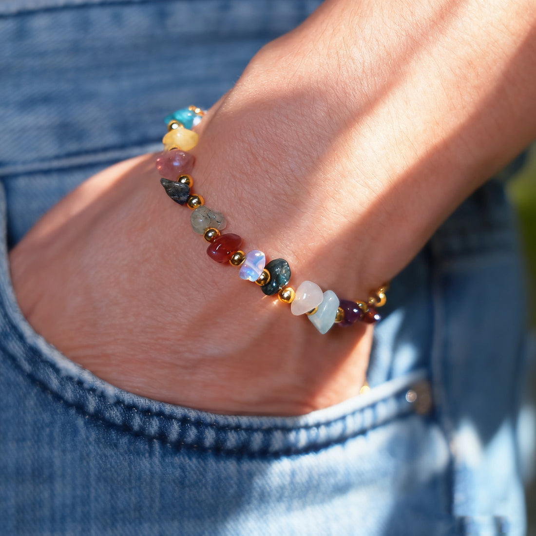 Custom Family Birthstone Gemstone Bracelet