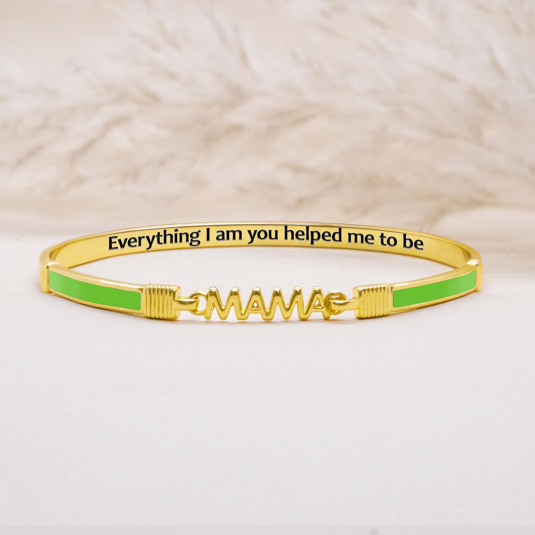 Everything I'm You Helped Me To Be Enamel MAMA Bangle