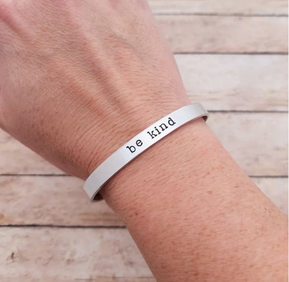 Be Kind Cuff Mantra Bracelet