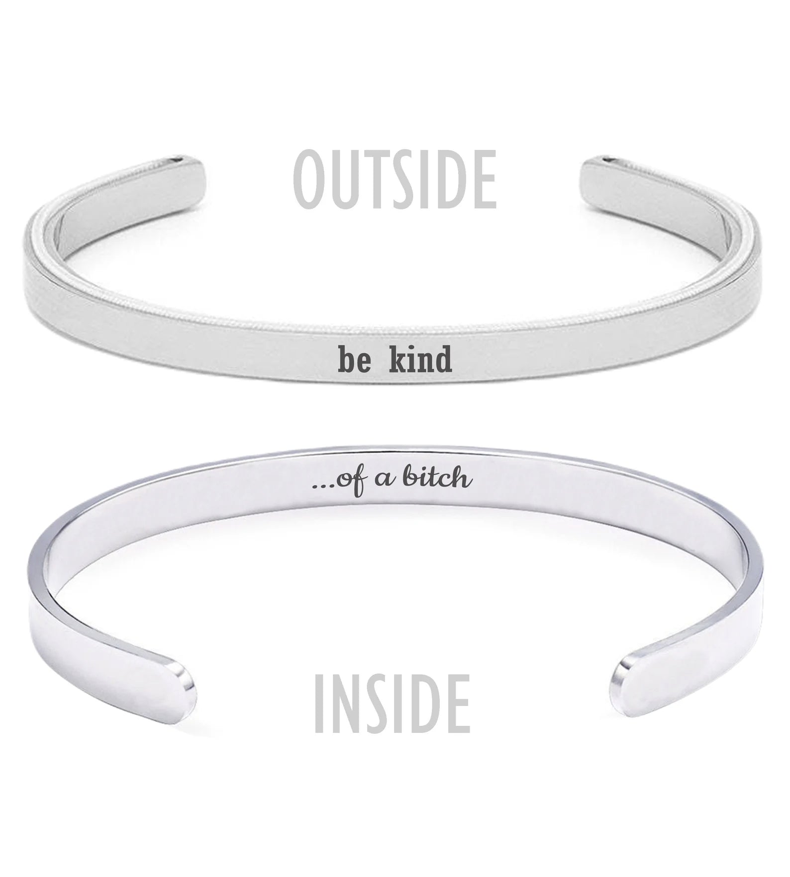 Be Kind Cuff Mantra Cuff Bracelet