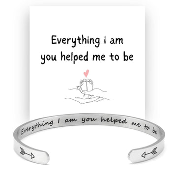 Love & Gratitude Stainless Cuff Arrow Bangle ❤️