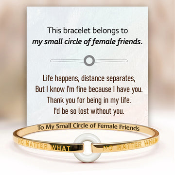 My Small Circle of Friend Enamel Bracelet