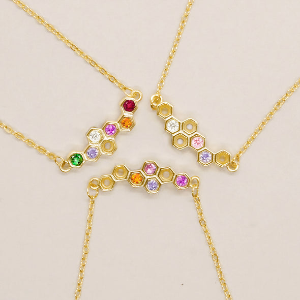 Mama's Hive Birthstone Bracelet