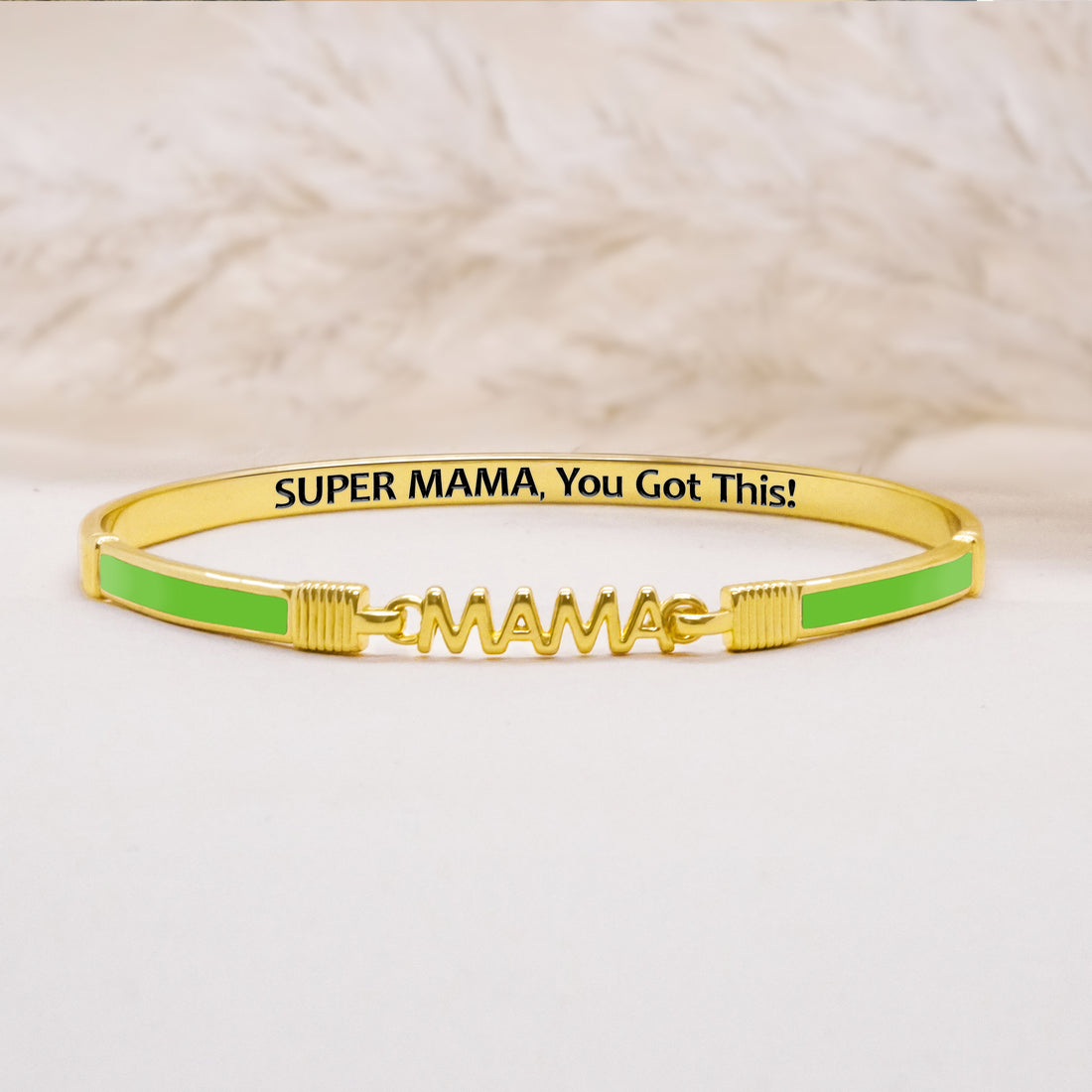 You Got This Enamel MAMA Bangle