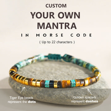 Custom Morse Code Bracelet