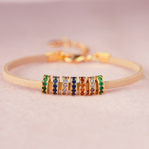 Splendid Motherhood Birthstone Bracelet