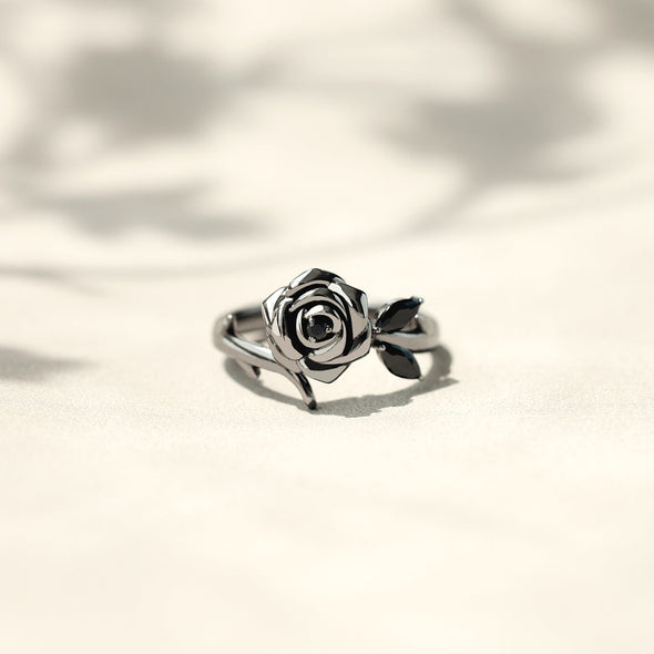 Self-Love Black Rose Ring