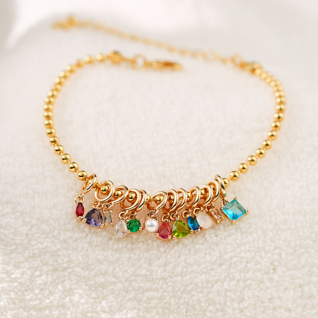 Family Keepsake Birthstone Bracelet