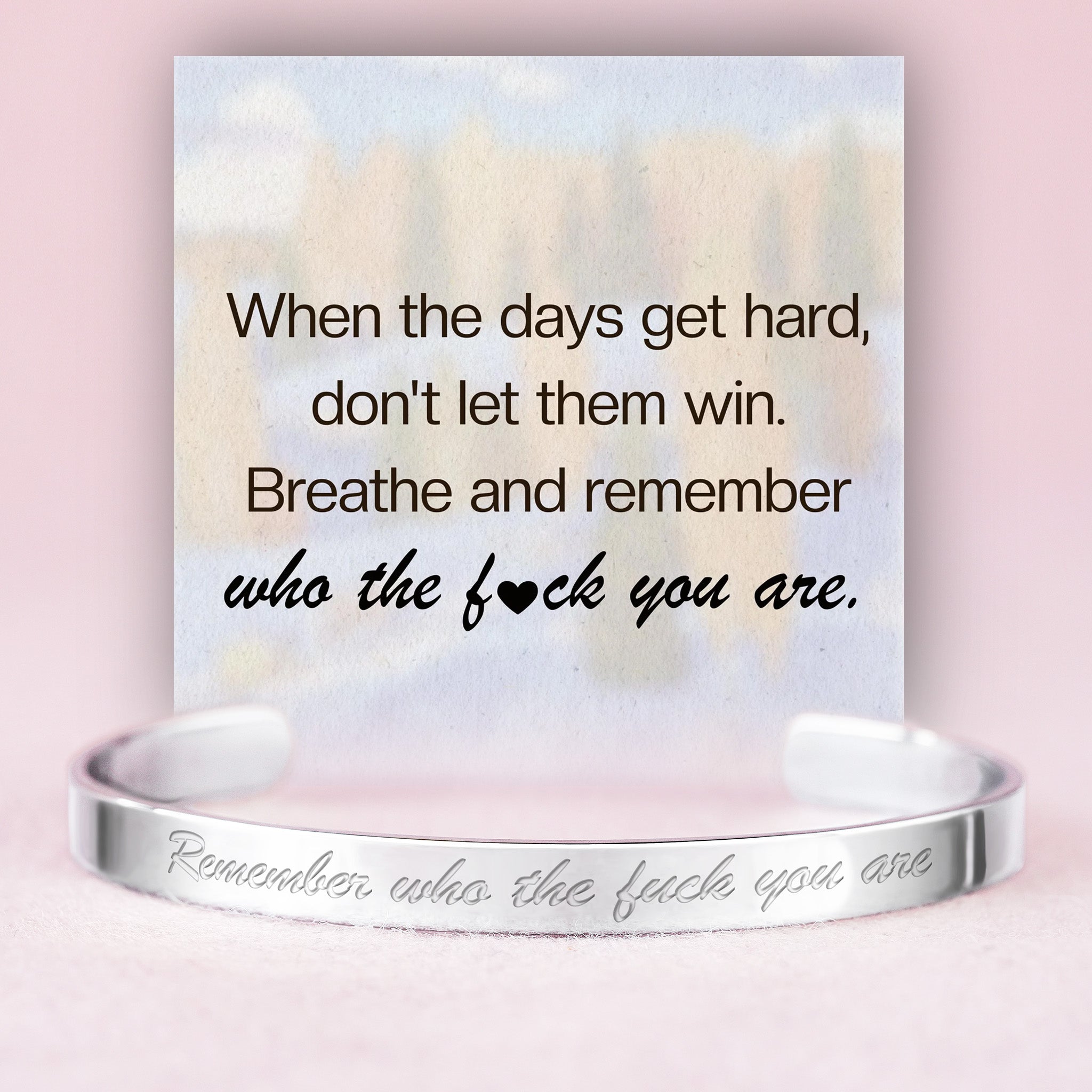 Remember Who the Fuck You Are Bracelet