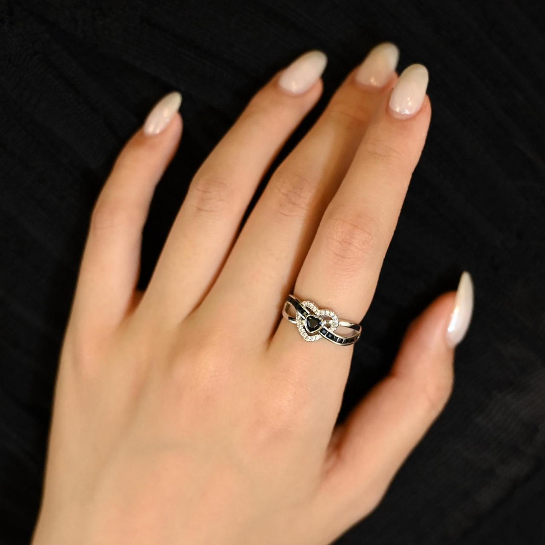Love Me Until I'm Me Again Love Heart Ring