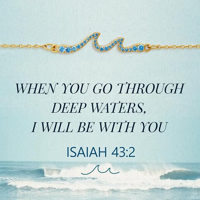 Go Through Deep Water Wave Bracelet