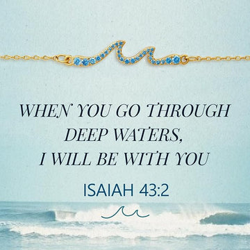 Go Through Deep Water Wave Bracelet