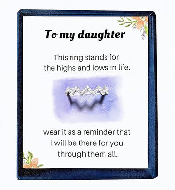 HIGHS & LOWS  Emotional Support Sterling Silver Ring
