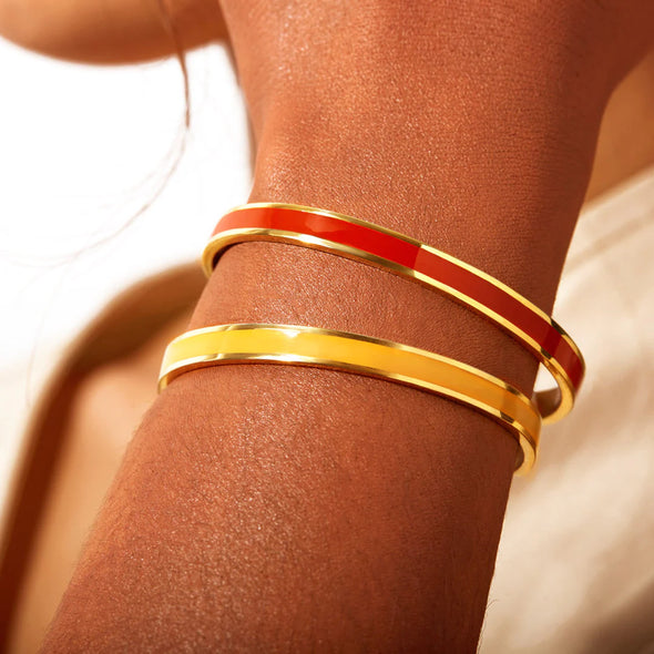 DON'T LET THE HARD DAYS WIN COLOR BANGLE