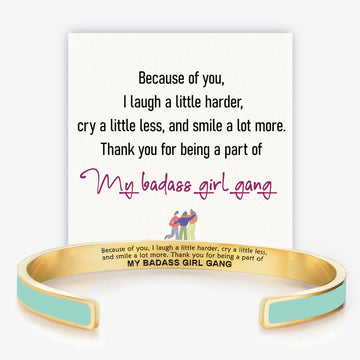 My Badass Girl Gang Multiple Color Cuff Bracelet