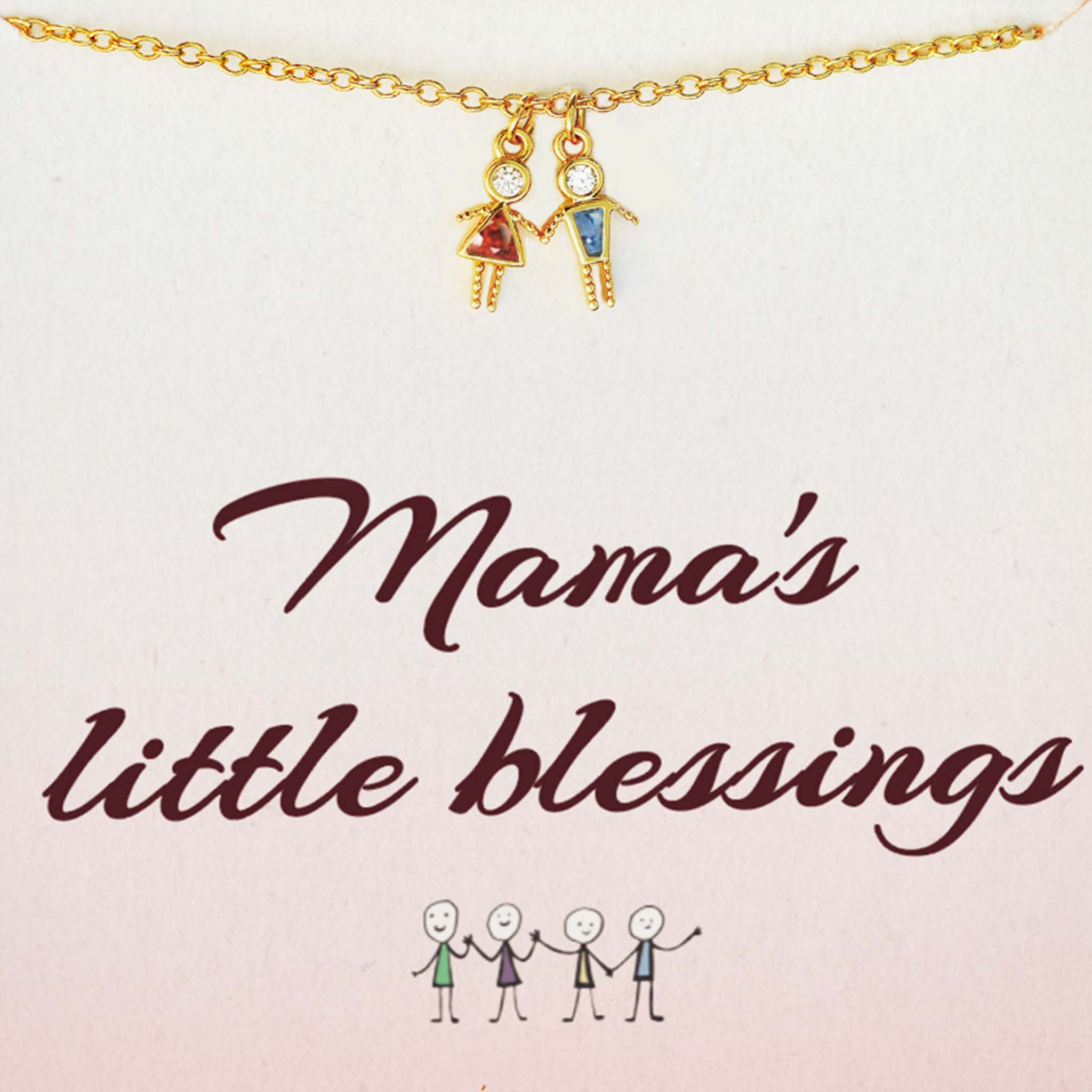Mama's Minis Birthstone Necklace