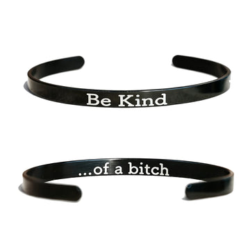 Be Kind Cuff Mantra Cuff Bracelet