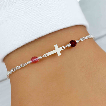 Blessed Bond Cross Bracelet