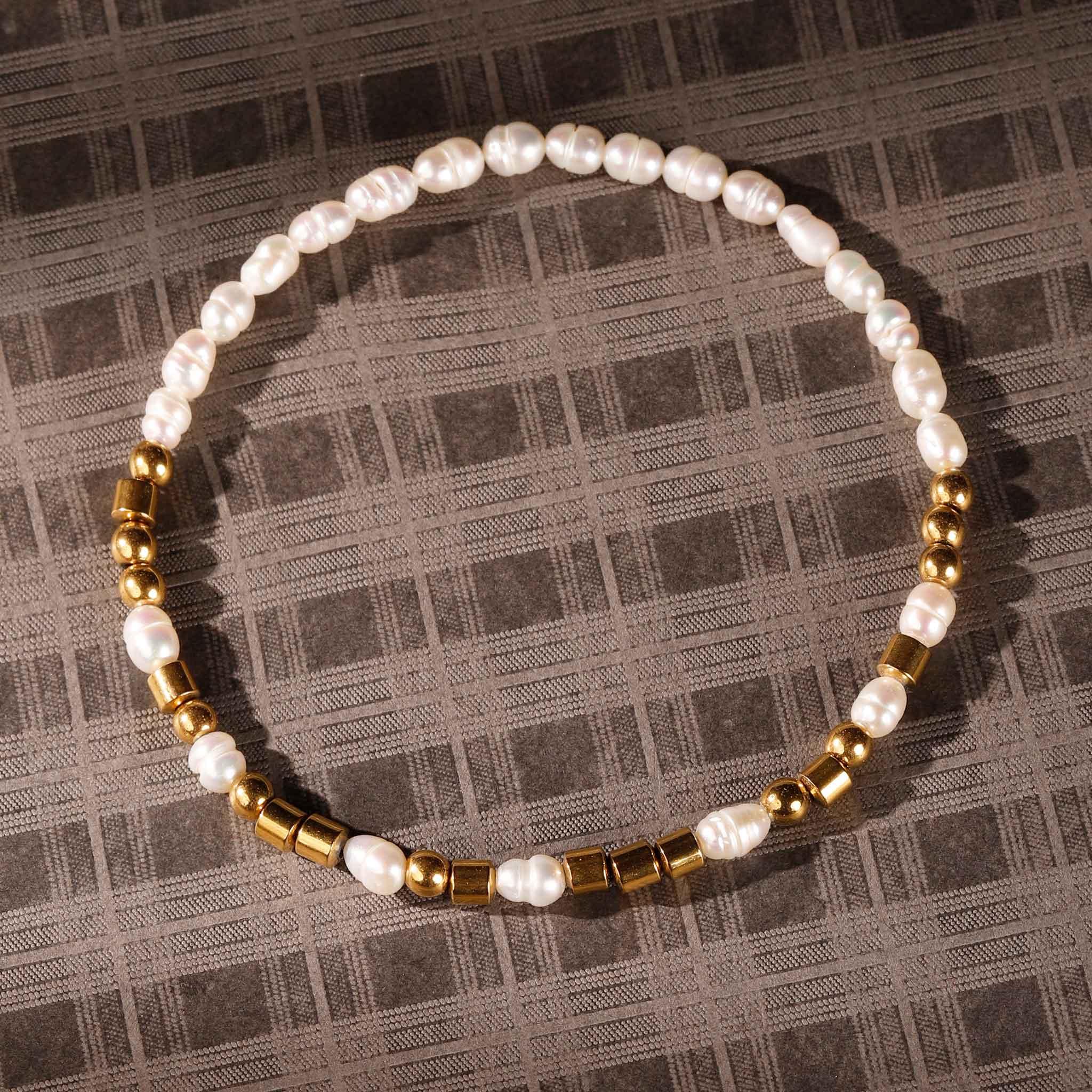 " Strong as Fuck " Pearl Morese Code Bracelet