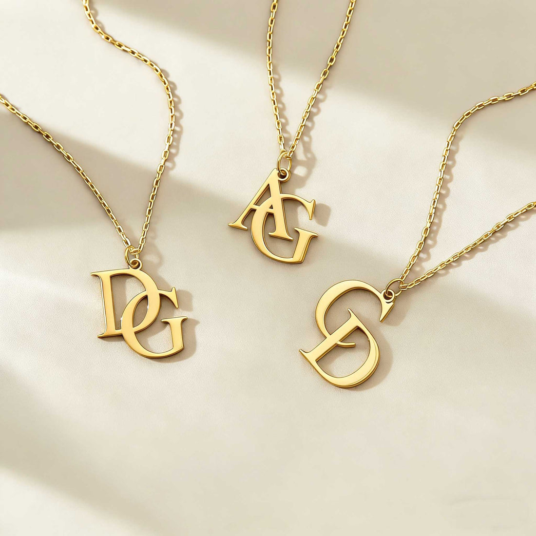 Custom Double Initial Necklace