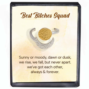 Best Bitches Squad Sun and Moon Ring