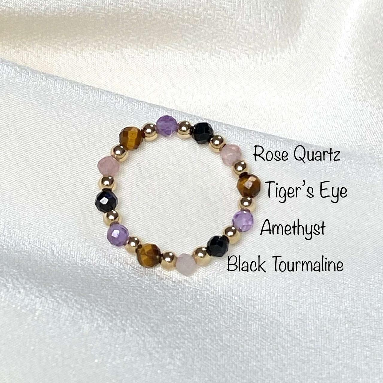 Energy Raw Crystal Protection Ring