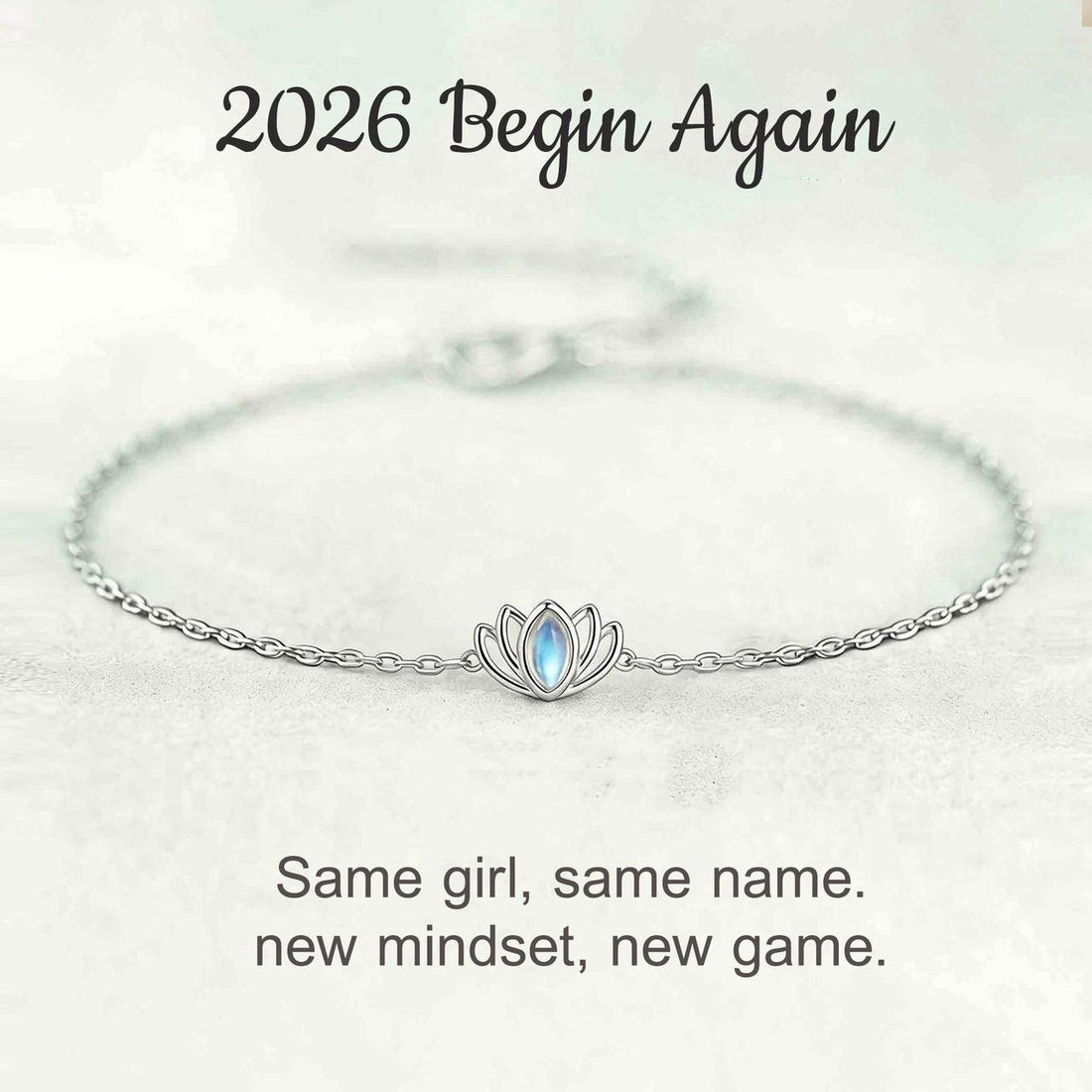 New Beginning Lotus Moonstone Bracelet