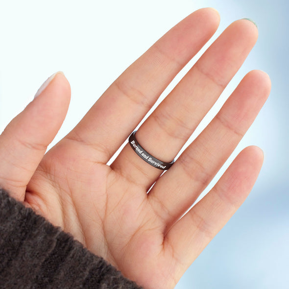 Self-Love Black Rose Ring