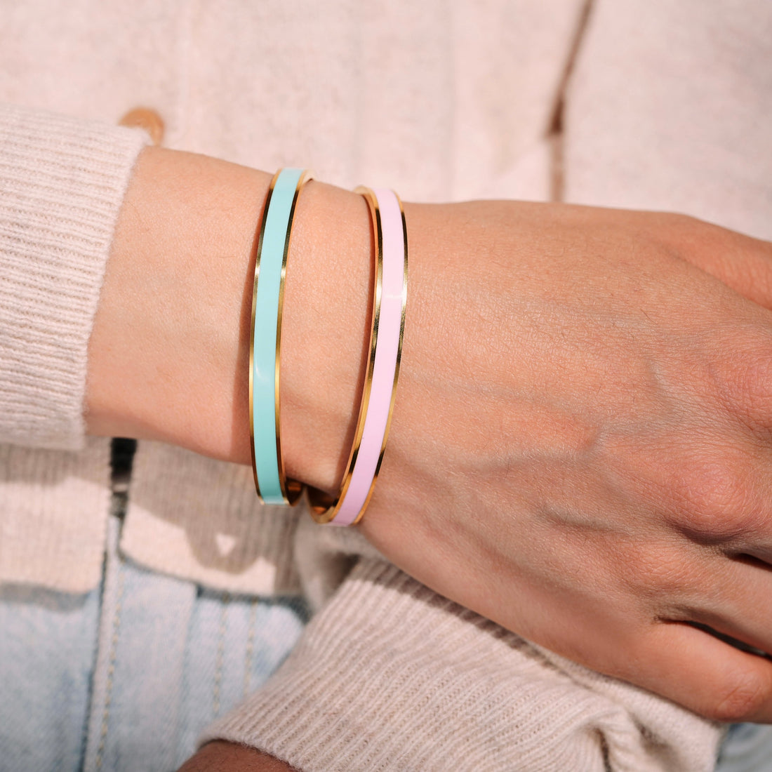Strong As Fuck Self-Love Mantra Color Cuff Bracelet