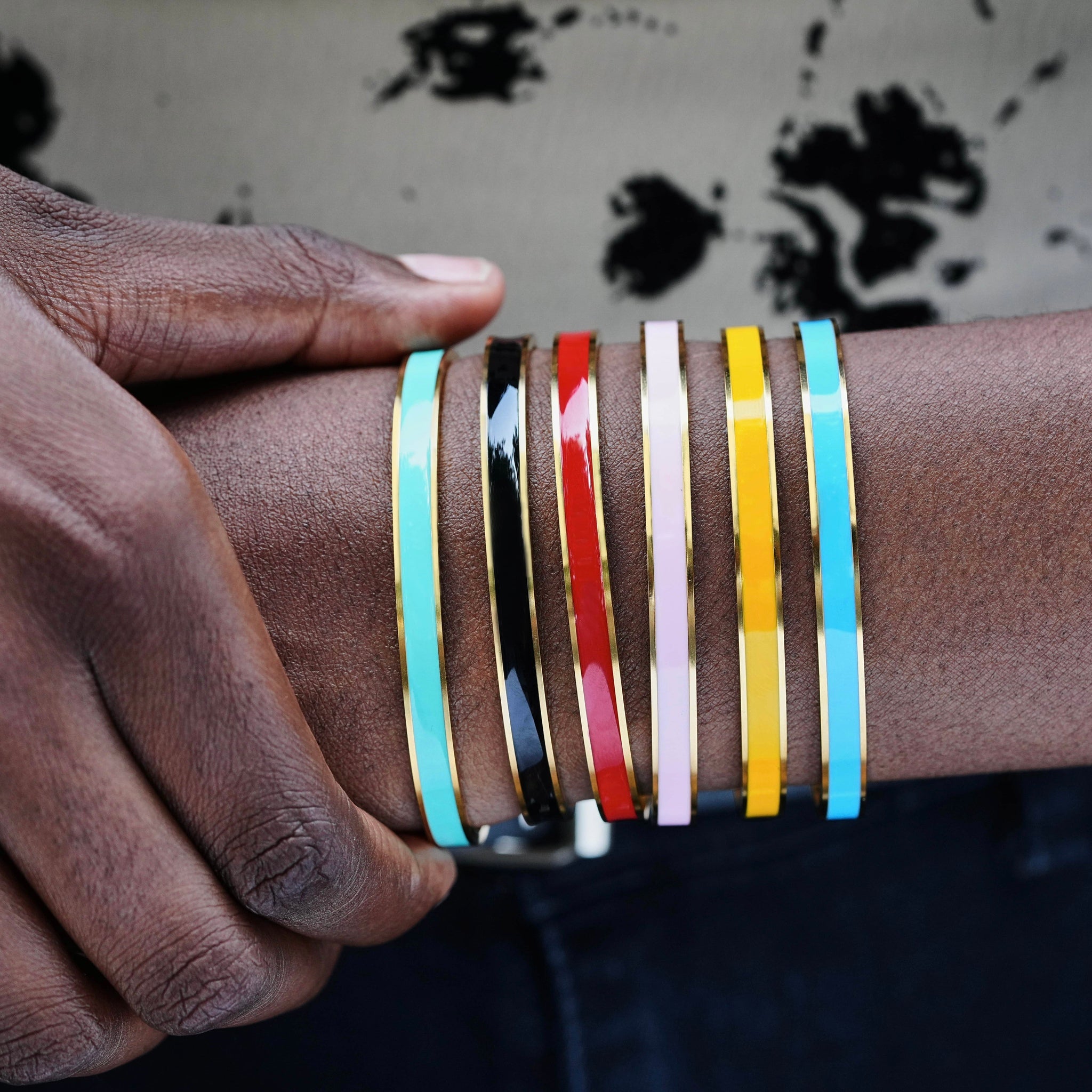 【...TABOO】Brain Bangle Missoma X Savi Mixed Metal Signature Hinged Bangle Bracelet