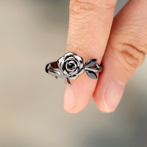 Self-Love Black Rose Ring