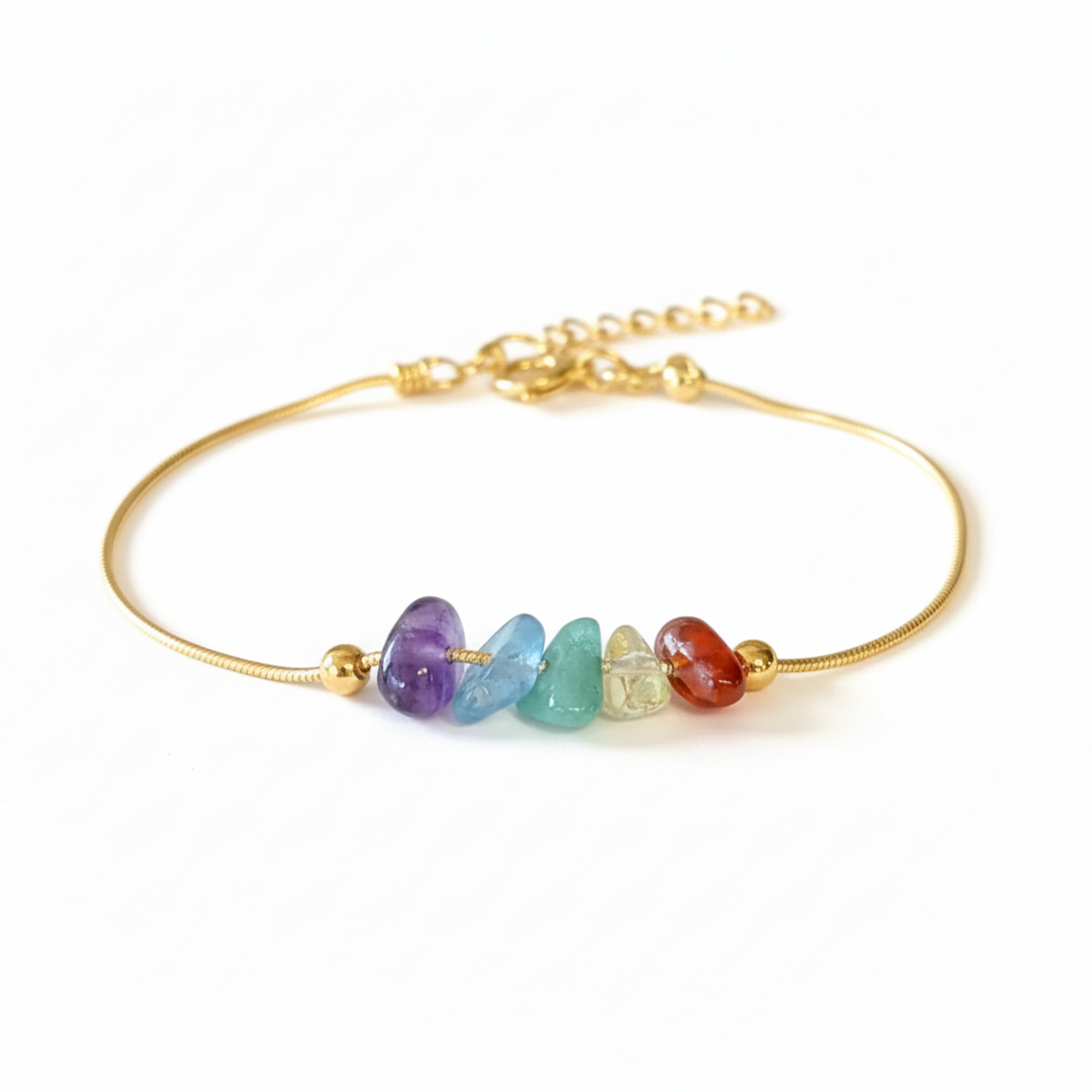 Girl Gang Spell Raw Crystal Bracelet