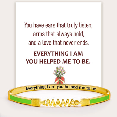 Everything I'm You Helped Me To Be Enamel MAMA Bangle
