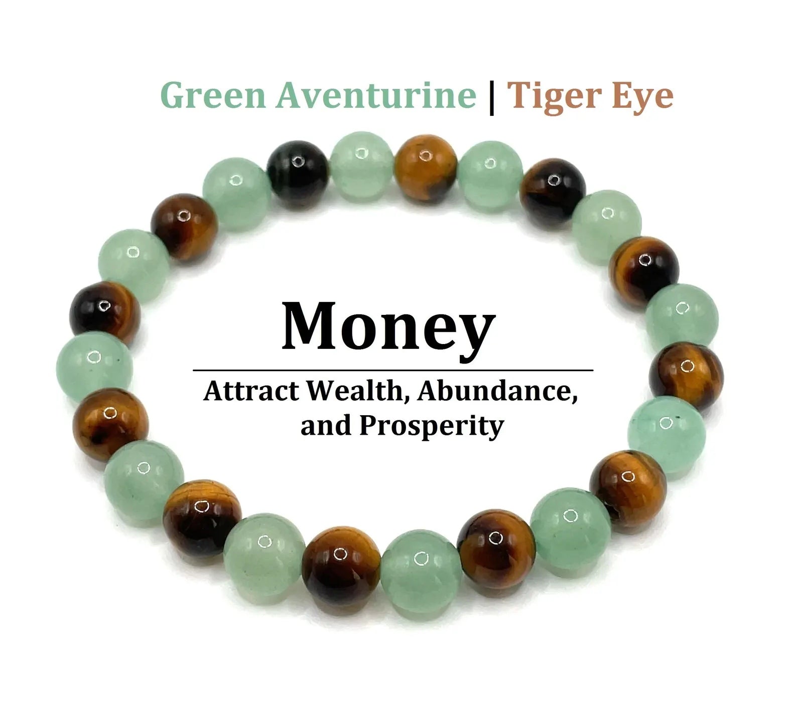 Money Wealth Success Crystal Bracelet