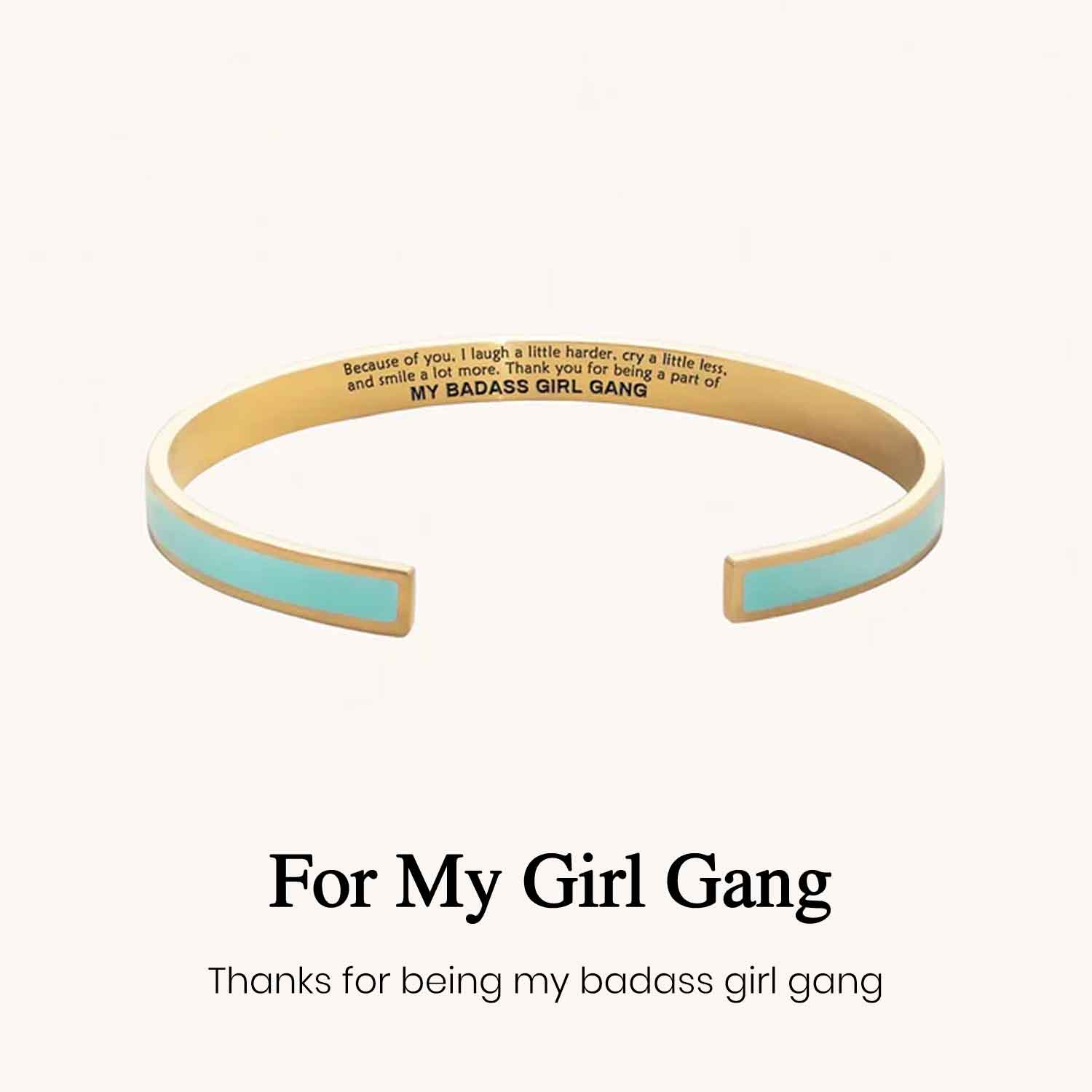 badass girl gang bracelet for best friends